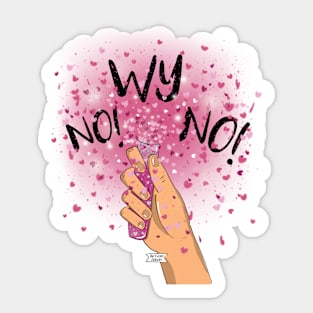 Wy-no-no! Sticker